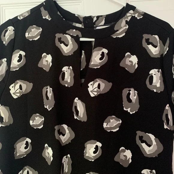 Mud Pie Crepe Black Dress - Picture 2 of 6